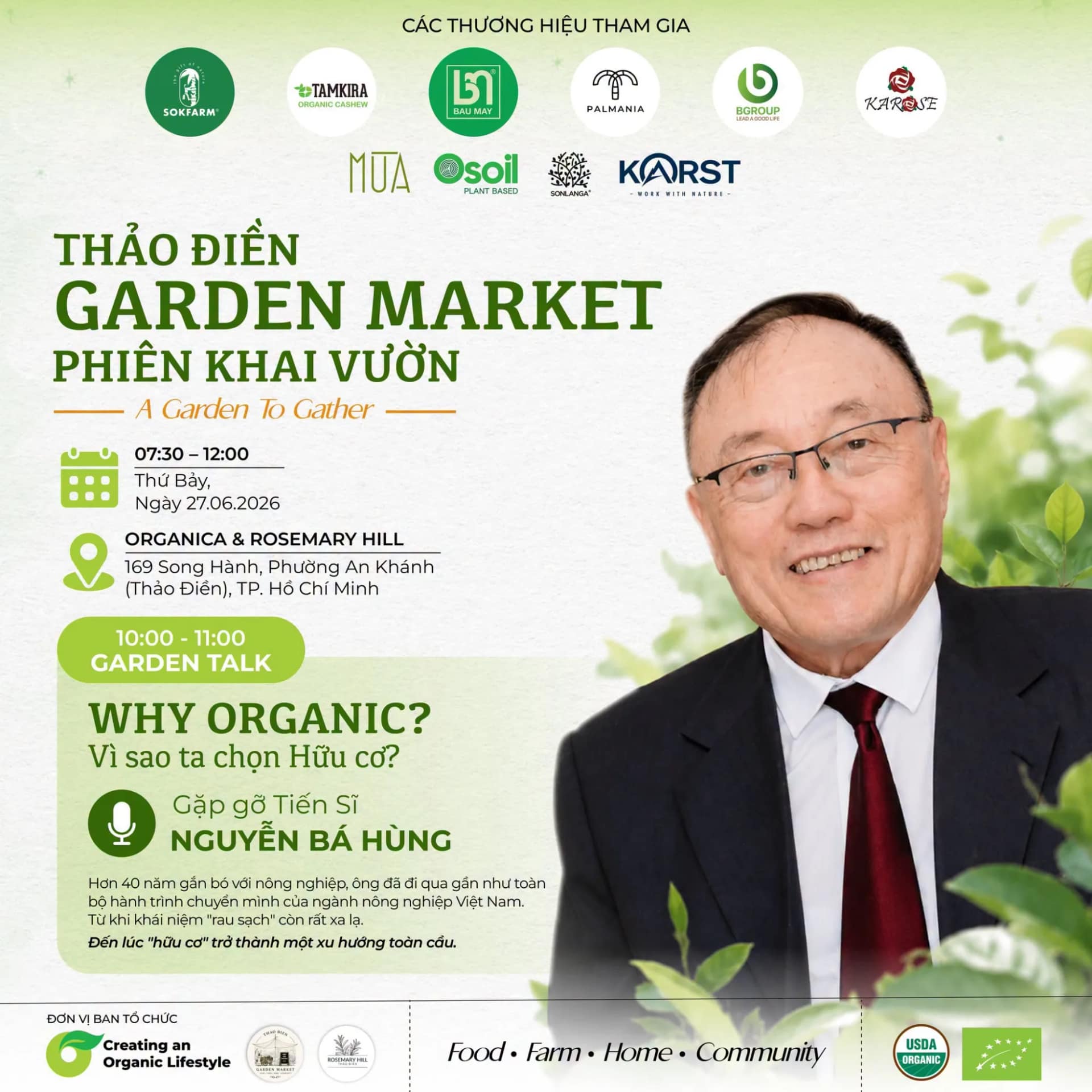 Garden Talk #1: Vì sao ta chọn hữu cơ