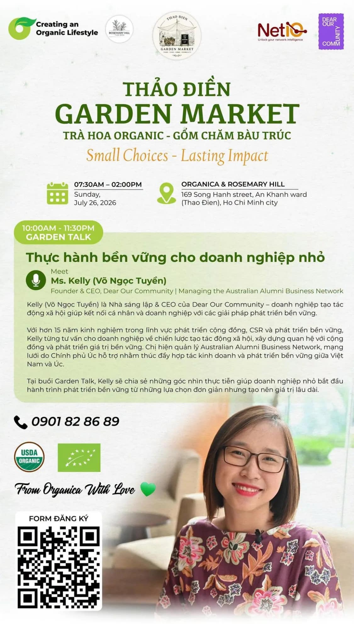 Garden Talk #2: Thực hành bền vững cho doanh nghiệp nhỏ